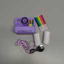 1080P Kids Instant Print Camera - Kids Camera for Girls and Boys, Ages 3-12, Portable Toy with 32GB SD Card & 3 Rolls Printing Paper - Best Christmas Birthday Gift for Kids, Purple
