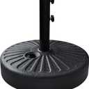 EliteShade Umbrella Base Water Filled Stand Market Patio Outdoor Heavy Duty Umbrella Holder(Black)