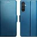 Samsung Galaxy A15 Case Wallet with RFID Blocking Card Holder, PU Leather Kickstand Protective Flip Phone Cover Fit for Galaxy A15 5G 6.5", Blue