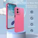 Compatible with Moto G Power 5G 2024 Case: Liquid Silicon Protective Military,Grade Armor G Power 5G 2024 Case,Heavy Duty Protection Phone Cases for G Power (hot Pink)
