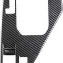 INTGET Small Gear Panel Cover for 2024 2025 2026 Crosstrek/Impreza Accessories Carbon Fiber Plastic Center Console Gear Shift Panel Cover for 2025 2026 Crosstrek(Small Gear Panel Cover)
