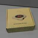 Bluetooth Portable Home CD Music Player with Remote Control, Timer, Built-in Speakers and LED Display - FM Radio Boombox (White)