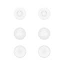 Lenovo Legion Go Joystick Caps  Glacier White Replacement Thumb Grips for Enhanced Gaming Precision Compatible with Nintendo Switch, PS5, Xbox Controllers Enhanced Comfort & Grip