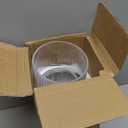 YANWE1 Large Glass Vase, 12 Inches Tall Vase for Flowers, Flower Vases for Bouquet, Modern Ribbed Glass Vases for Living Room, Dining Table, Office, Entryway, Mantle, Shelf, Wedding Gifts (Clear)