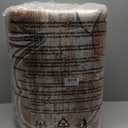 Ileading Bohemian Vintage Area Rug 8x10ft, Machine Washable Low-Pile Living Room Accent Carpet Non-Shedding Rugs for Bedroom Non-Slip Floor Throw Rugs for Dining Room, Kids Playroom(Beige&Orange)