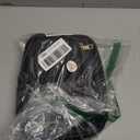 CHOLISS Quilted Crossbody Bags for Women RFID Vegan Leather Travel Purse Small Shoulder Handbags with Built in Wallet (Black)