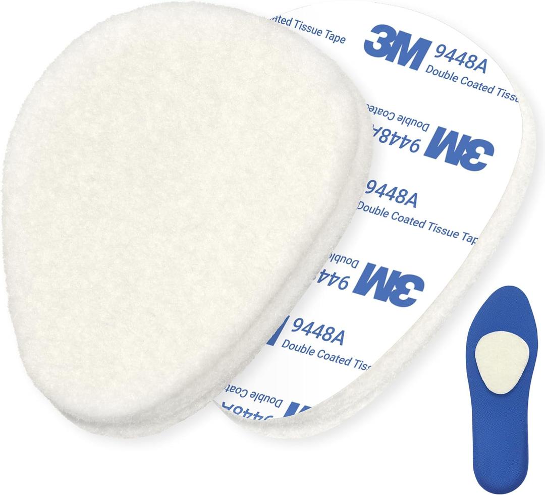 12-Pack Metatarsal Foot Pads for Pain Relief - 1/4 Thick, Ball of Foot Cushions for Women and Men, Forefoot and Sole Support, Metatarsalgia Mortons Neuroma. Metatarsal Pads Ball of Foot Cushions.
