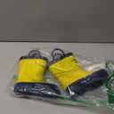 Lone Cone Kids Rain Boots for Girls & Boys  Waterproof Natural Rubber Toddler Rain Boots with Non-Slip Outsole & Easy Pull Handles  Solid, Pattern & Glitter Designs (28 - Classic Yellow)