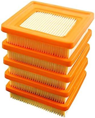TIKSCIENCE Air Filter Replace 4180 141 0300 Fit for Stihl KM91R KM111R KM131 KM131R BT131 HT102 HT103 HT132 HT133 String Trimmer Mowers, 12 Pcs