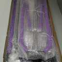 Gymnastic Bars for Kids with Adjustable Height, Folding Gymnastic Training Kip Bar, Expandable Horizontal Bar for Home (Purple)