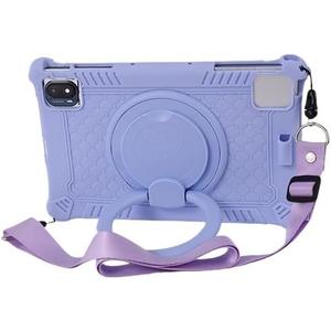 Tablet Case Suitable for TCL 10 Tab Max 4G 10.36inch Android 9296G Case Soft Silicon Protect Shell Tablet Stand Cover(Purple)