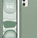 AOTESIER Compatible with iPhone 11 Case, [Food Grade Silicone] Full Body Drop Shockproof Protection with Soft Anti-Scratch Lining Phone Cases for iPhone 11 6.1 inch, Calke Green