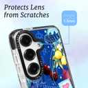 for Samsung Galaxy S23 FE Case Pink Ocean Adventure Collage Pattern Military Grade Drop Protection, Voyage Slim TPU with Camera Protection, Aesthetic Summer Design for Women Girls (BlueSea2)