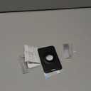 PROfezzion Tesla Key Card Holder with AirTag Slot, AirTag Tesla Card Plastic Card Key Holder for Model 3 Y S X Cybertruck with Keychain Key Rings, Key Card Protective Case Cover for Tesla - 1 Pack (Black)