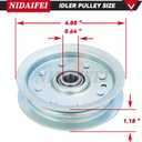 30224 Pulley Replaces Dixie Chopper 78-009, 280-850 Idler Pulley for Classic 2550 2750 2760 3360 3372 3560, LT1800 LT2000 LT2200 LT2300 LT2400 LT2500 LT2700 LX2000 LX2001 LX2400 Lawn Decks