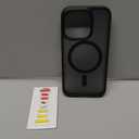 TORRAS Ultra Magnetic for iPhone 15 Pro Case, [3X Military-Grade Drop Tested] [Compatible with MagSafe], Shockproof Translucent Durable Slim Protective Anti-Scratch Anti-Fingerprint, Black