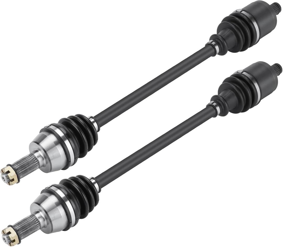 Youxmoto 2PCS Front CV Axle for Polaris 2010-2017 Ranger 6x6 800; 2010-2014 Ranger 800 Crew EFI (NON Mid-Size); 2010-12 Ranger 800 XP; 2009 Ranger 4x4 500; 700 XP/HD; Drive Half Shaft 1332606 1332856