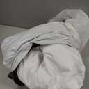 National Allergy Premium 100% Cotton Duvet Comforter Protector - Twin Size - 66" x 86" - White - Breathable 300 Thread Count Hypoallergenic Cover - Zippered Encasement - Bedding Linen