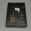 5 in ONE Hair Dryer Brush, Blow Dryer Curling Wand Hair Styling Tools Set (Green)