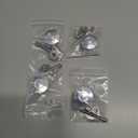 4Pcs Universal Aluminum Vehicle Hood Pins Silver Quick Release Lock Latch Bumper License Plate Lock Clip Diameter 1.25 Inch for Bumper Hood License Plate