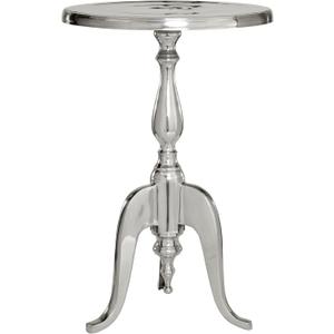 Deco 79 Accent Table, 22" x 15", Silver,30567