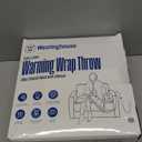 Westinghouse Wearable Heated Throw Blanket, Electric Heated Wrap Poncho Shawl with Pockets, 6 Heating Levels & 2 to 10 Hours Time Settings, 50 x 60 Inch, Red