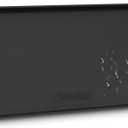 Extra Thick Silicone Mat Waterproof with Raised Edge 34" x 22", Under Sink Mat for Kitchen & Bathroom, Kitchen Cabinet Liner, Multi-Purpose for Storage & Protection, Black