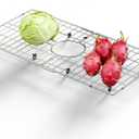 Chilinii Sink Protectors for Kitchen Sink 30" x 16" - Rectangular Extra Large Sink Grid for Kitchen Sink Bottom, Rust-Resistant Drainage Rack with Scratch Prevention Centered Drain