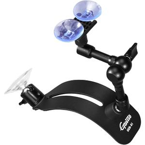 GUITTO Guitar Balance Support - Classical Guitar Support Foot Stool, Ergonomic Design, Quick Adjustment (Lock) Angle, Suitable for Acoustic Guitars with a Smooth Paint(Lacquer) Finish GGR-01