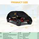 UTV Cover 2 Seater Waterproof Outdoor, Heavy Duty Side by Side Cover All Weather Protection, Compatible with Polaris RZR Ranger, Can-Am Defender, Honda Pioneer, Yamaha, Kawasaki (115")