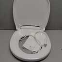 Brondell L60-RW LumaWarm Heated Toilet Seat with Night Light, 3 Temperature Settings, Gentle Close Lid,Easy Installation,Built-In Controls,Round,White