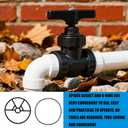 3 x 2pcs Pool Filter Spider Gasket Kit Compatible with Hayward Vari-Flo SP0714T/SPX0714CA, Include 1pcs Multiport Valve Spider Gasket and 1pcs O-Ring for Pool Filter Parts Replacement(Black)