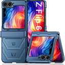 YWXTW for Samsung Galaxy Z Flip 6/Z Flip 7 FE Case with Hinge Protection, Full Body Slim Shockproof Matte Phone Case Cover for Galaxy Z Flip 6/Z Flip 7 FE Accessories
