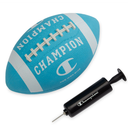 Champion Blitz Football, All-Weather Football, Enhanced Grip, Durable Rubber Cover and Molded Laces, for Outdoor Sports & Training, Includes 6 Ball Pump