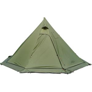 4 Persons 5lb Lightweight Tipi Hot Tents with Stove Jack, 7'3" Standing Room, Teepee Tent for Hunting Family Team Backpacking Camping Hiking (Olive)
