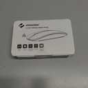 JOYACCESS Rechargeable Wireless Mouse, 2.4G Portable Slim Silent Mouse with USB Receiver and Type C Adapter, 5 Level 3000 DPI, Works with Mac or iPad (Blue & Red)