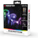 Sound Reactive 6.5 ft Multi-Color LED Light Strip, Remote Control