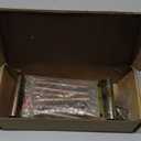 Table Leg Corner Brackets 4-Piece Heavy Duty for Wood, Kerf Mount Hardware Kit for Dining Table Desk Bench Leg Repair, Iron Brackets with Screws for Furniture by Pisman