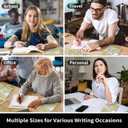 4-Pack Washi Journals,Blank Notebooks, 80g Paper, 60 Pages Each, Bookmark Included, Perfect Japanese Notebook,Gift Set,Durable Paper for Daily Use-4 Different Sizes (Gold river)