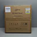 24 Pack Decorative 3D Wall Panels, 19.7''x19.7'' Accent Texture Wall Panels for Interior Wall Decor, Wall Covering Panles for Living Room Gaming Room Bedroom TV Background Cover 64 Sq.Ft White