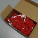 3 Pcs Cherry Garland Decor 6.6 ft Valentine's Day Cherries Party Decoration DIY Pom Pom Felt Cherries Fruit Hanging Banner Bunting Ornaments for Baby Birthday Bachelorette Wedding Party Favor