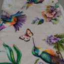 Hummingbird Throw Blanket Butterfly Hummingbirds Theme Blanket for Women Girls Hummingbird Gifts for Bird Lovers Bird Flower Blanket for Couch Bed Outdoor 40"x50"for Kids/Child