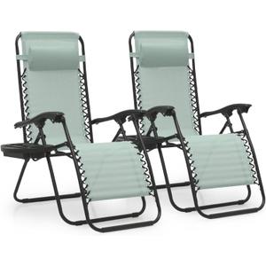 MoNiBloom Zero Gravity Chairs Set of 2 Outdoor Folding Patio Lounge Chairs for Outside Reclining Lawn Chairs Recliner Beach Chairs for Adults, Sage Green MoNiBloom Zero Gravity Chairs Set of 2 Outdoor Folding Patio Lounge Chairs for Outside Reclining Lawn Chairs Recliner Beach Chairs for Adults, Sage Green