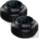 Ultrasonic Mouse Repellent Pest Control Repeller, Mouse Traps for Rodent, Mice, Ant, Rat, Squirrel, Bug, Roach, Bat, Rat  Mice Repellent Device for House Plug in Indoor for Home 2Pack Black