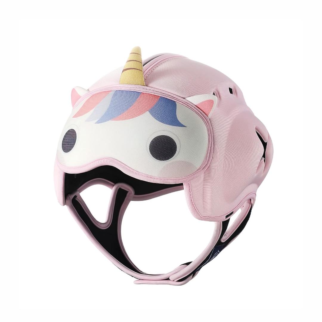 MamboBaby Head Protector Helmet, Breathable Baby Head Protector for Crawling and Walking, Infant Soft Helmet, Anti-Collision, Ultra-Lightweight, Expandable and Adjustable Age 10-24 Months (unicorn)