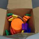 Sratte 18 Sets 4.7" Sand Buckets and Shovels Bulk Summer Beach Bucket Pack Plastic Beach Pails Sand Toys for Summer Pool Party Favors