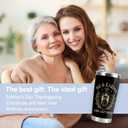 Karma Cat Gifts Me & Karma Vibe Like That 20oz Stainless Steel Insulated Tumbler with Lid and Straw Mystical Celestial Coffee Cup Music Lover Gift (Tum-Me & Karma Black)