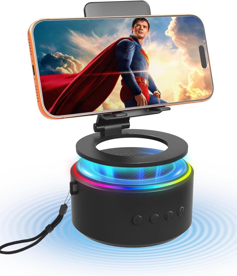 Gifts for Men Dad Him Husband, Cell Phone Stand with Wireless Bluetooth Speaker, Anniversary Birthday Gifts for Teen Boy Boyfriend Women, Tech Mens Stocking Stuffers Gifts