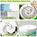 Paint Mixer for Drill - Drill Paint Mixer Works with Any Drill Bit - Rust-Proof Paint Stirrer for Drill - Paint Stirring Drill Attachment for 1-5 Gallon Bucket - Drill Mixer for Paint, Resin & Epoxy