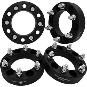 1.5" 6x5.5 (6x139.7) Hubcentric Wheel Spacers - 108mm Bore & M12x1.5 Studs - Forged for Toyota Tacoma (1995-2003), 4Runner (1989-2023), Tundra, FJ Cruiser, Sequoia, GX460, GX470, 4PCS